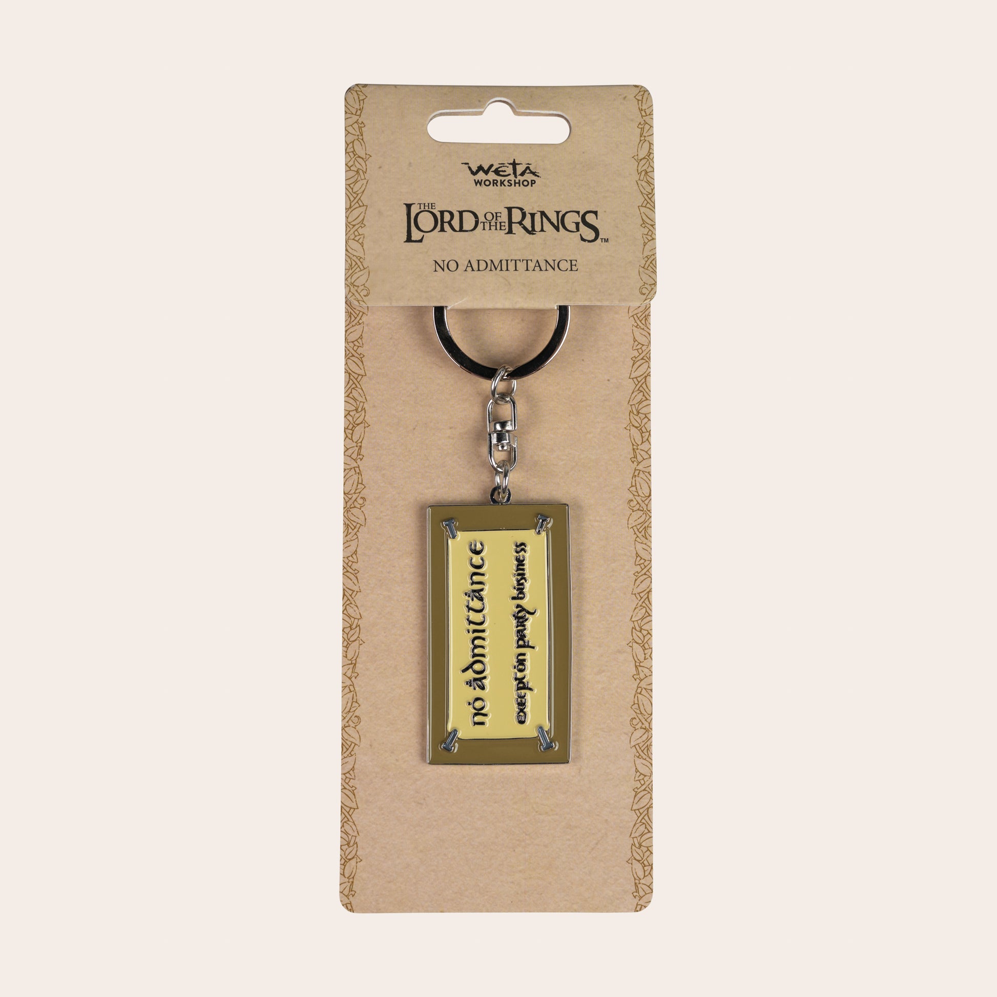"No Admittance" Keychain