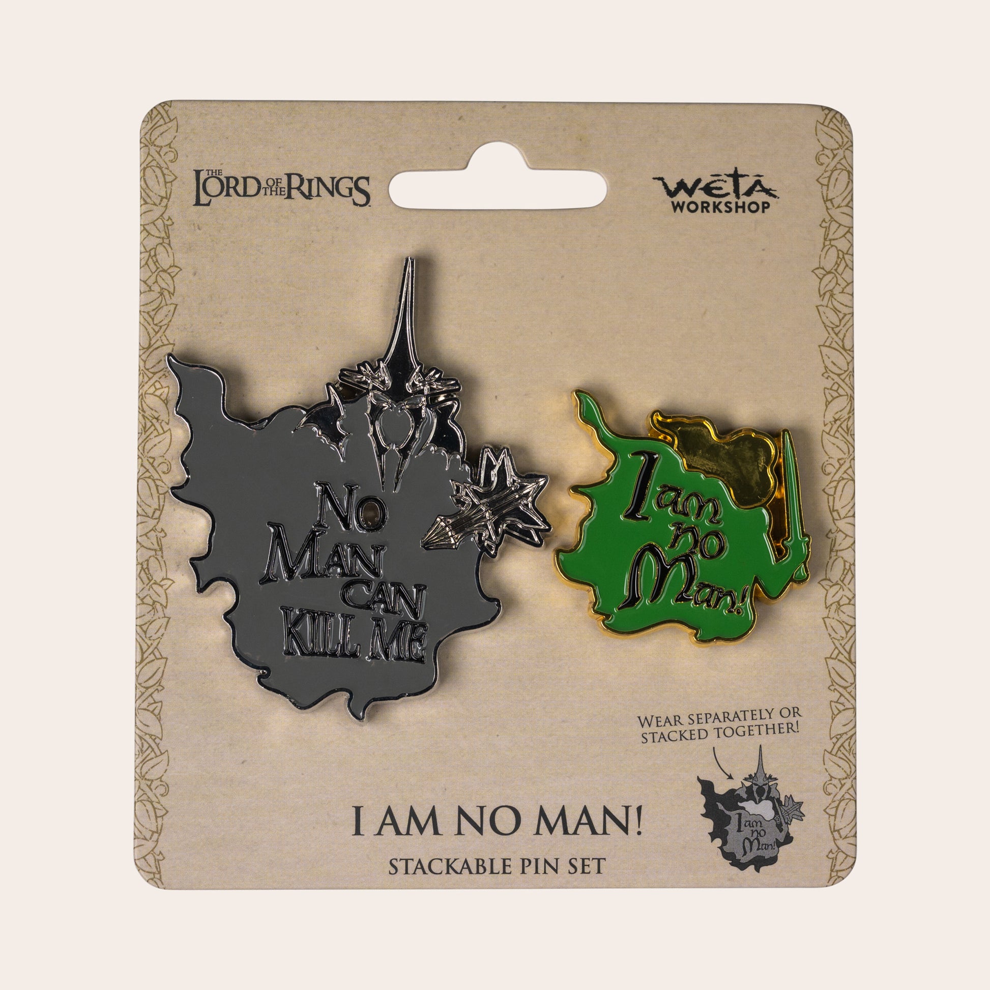 "I Am No Man!" Pin Set