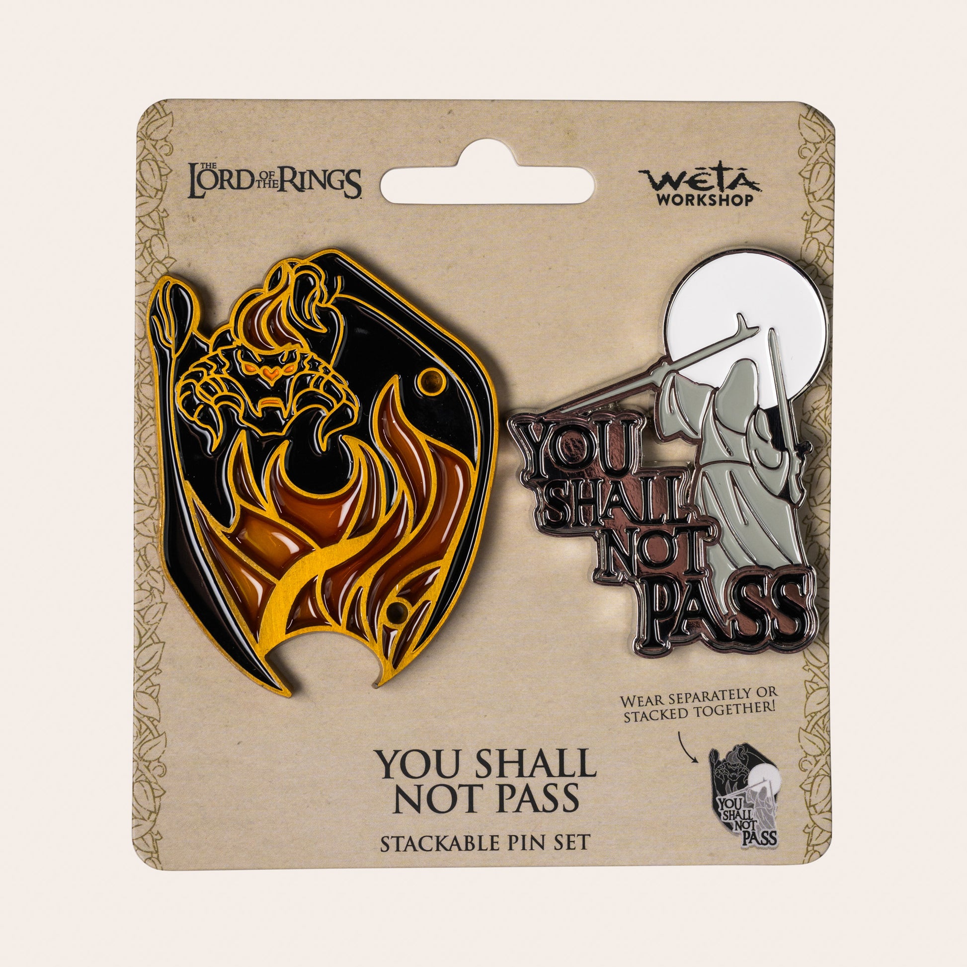 The Lord of the Rings™ "You Shall Not Pass" Stackable Pin Set