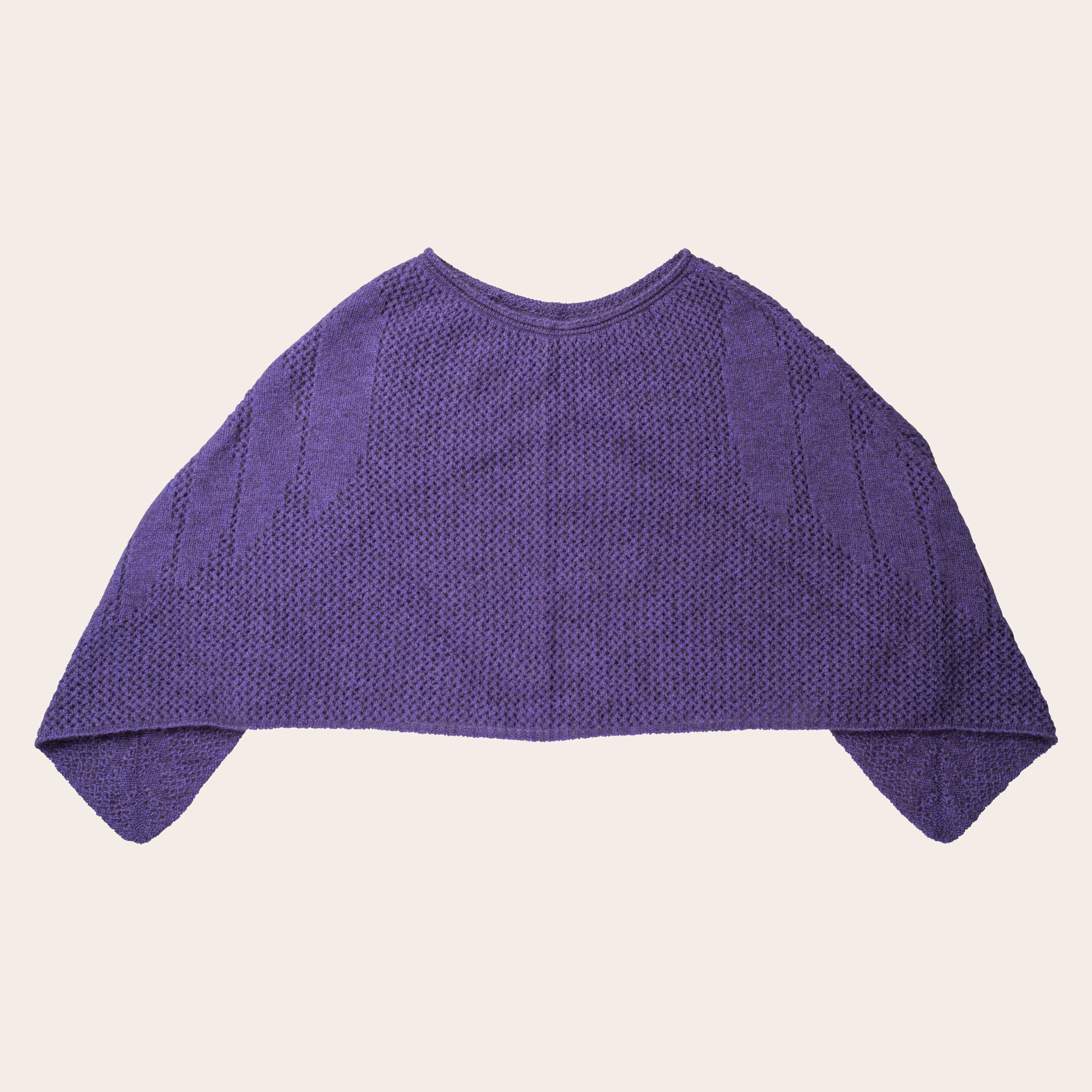 Premium New Zealand Possum Merino Lace Poncho