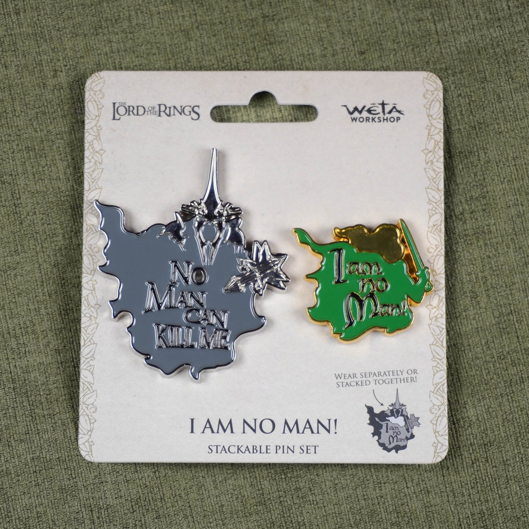 "I Am No Man!" Pin Set