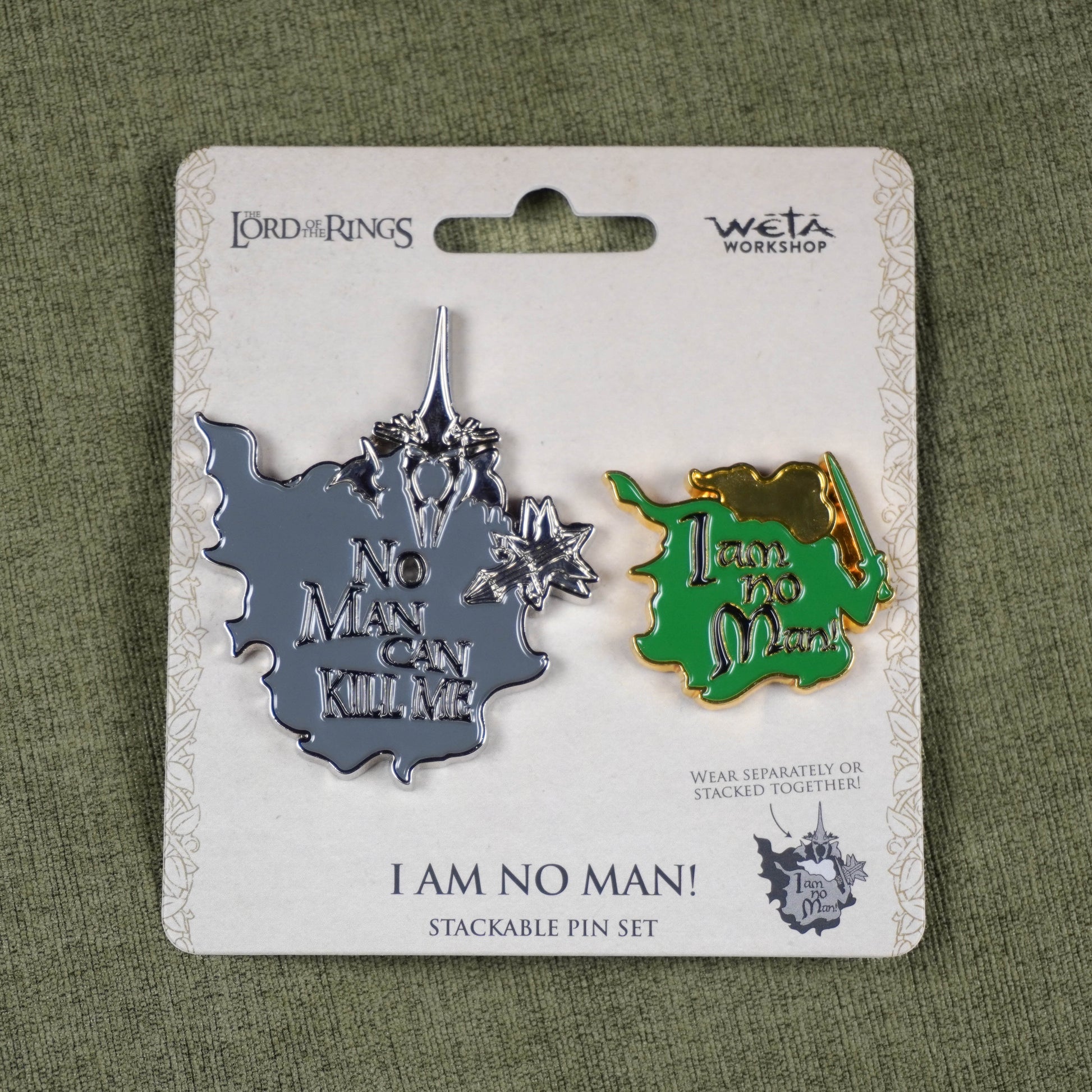 "I Am No Man!" Pin Set