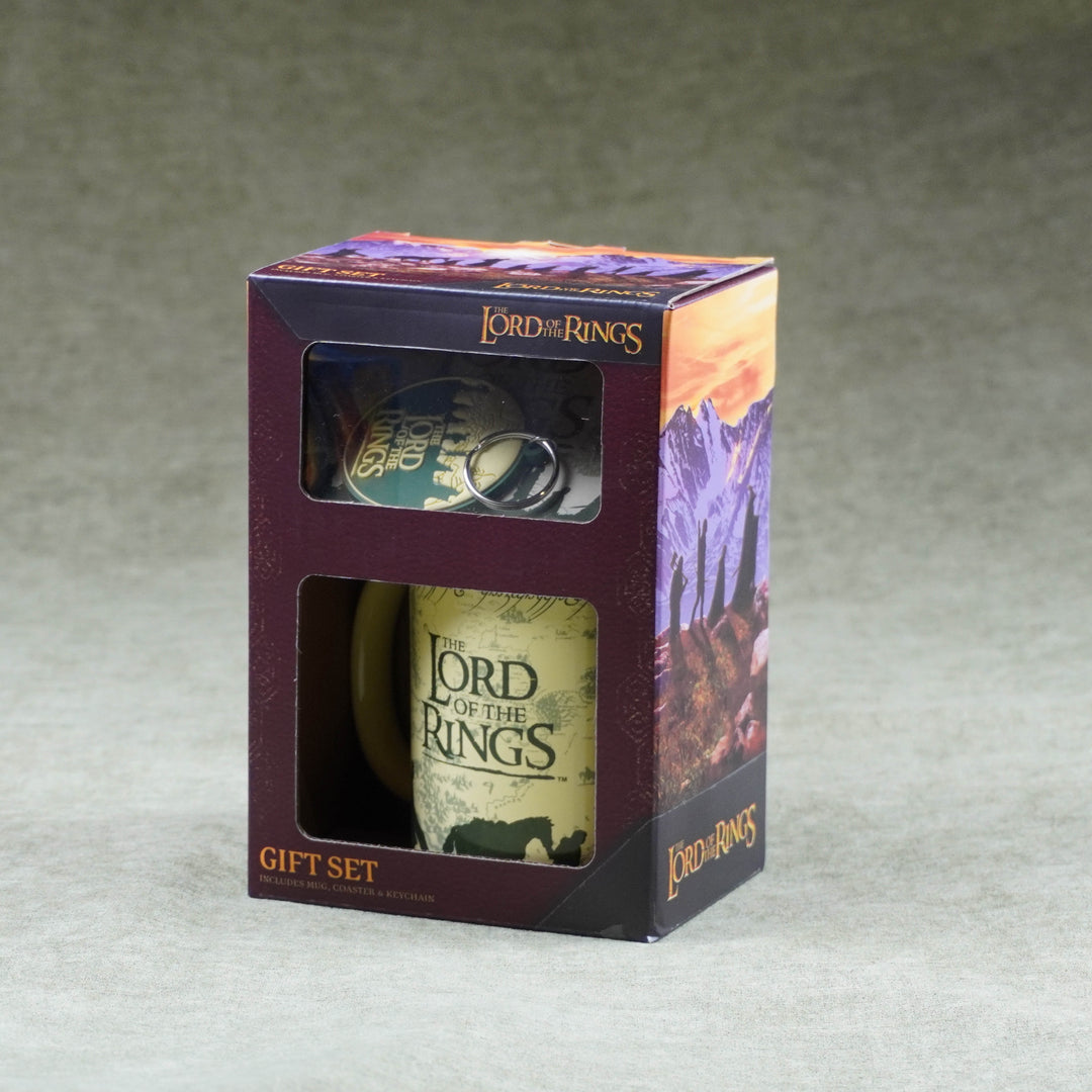 The Lord of the Rings™ Ceramic Mug, Coaster & Keychain Gift Set