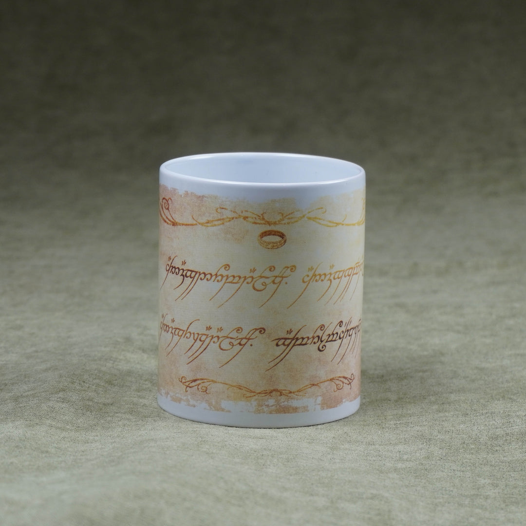 The Lord of the Rings™ Inscription White Ceramic Mug