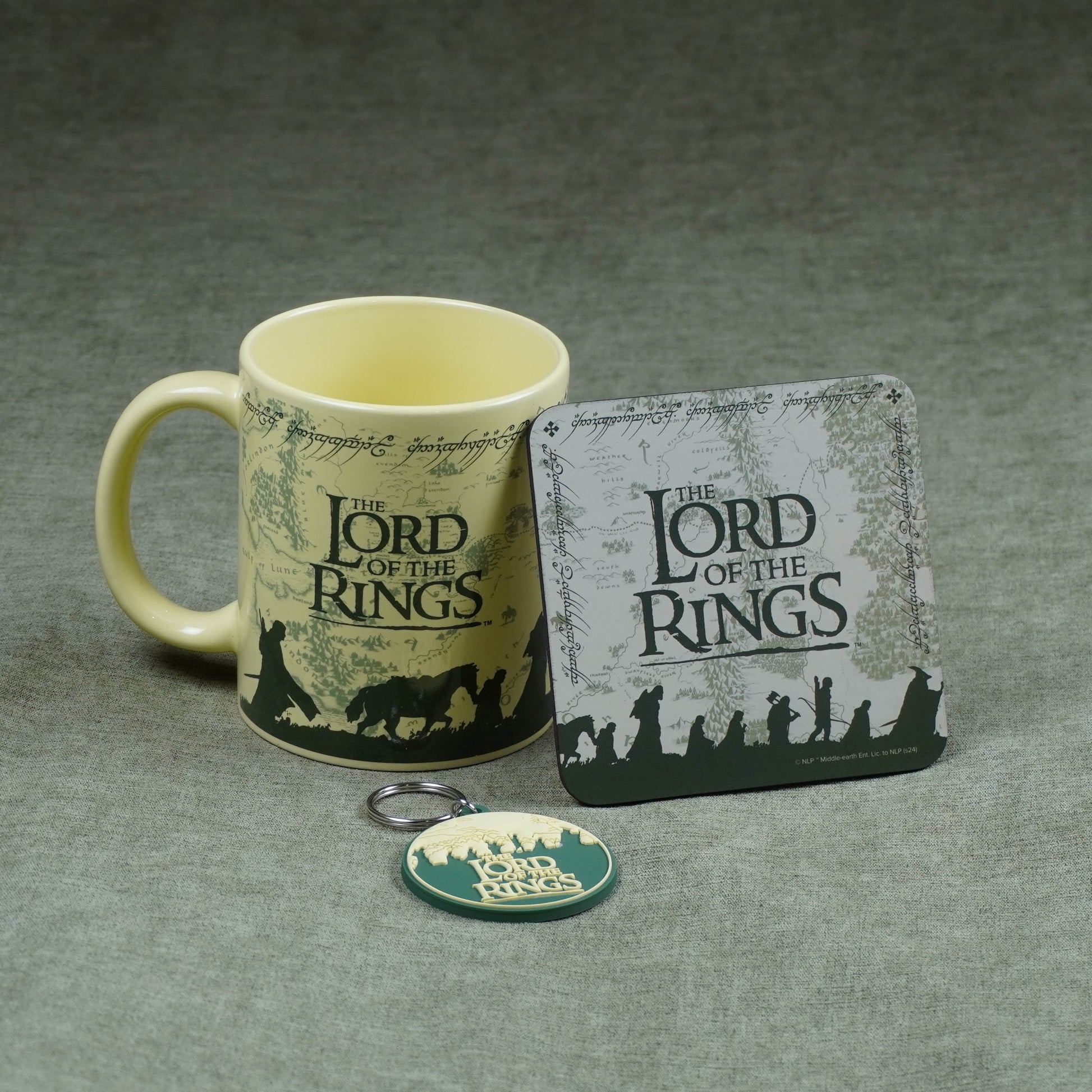 The Lord of the Rings™ Ceramic Mug, Coaster & Keychain Gift Set