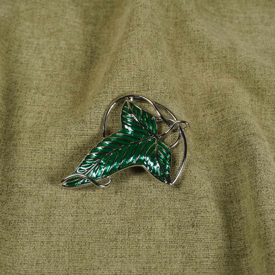 Elven Leaf Costume Pin Brooch