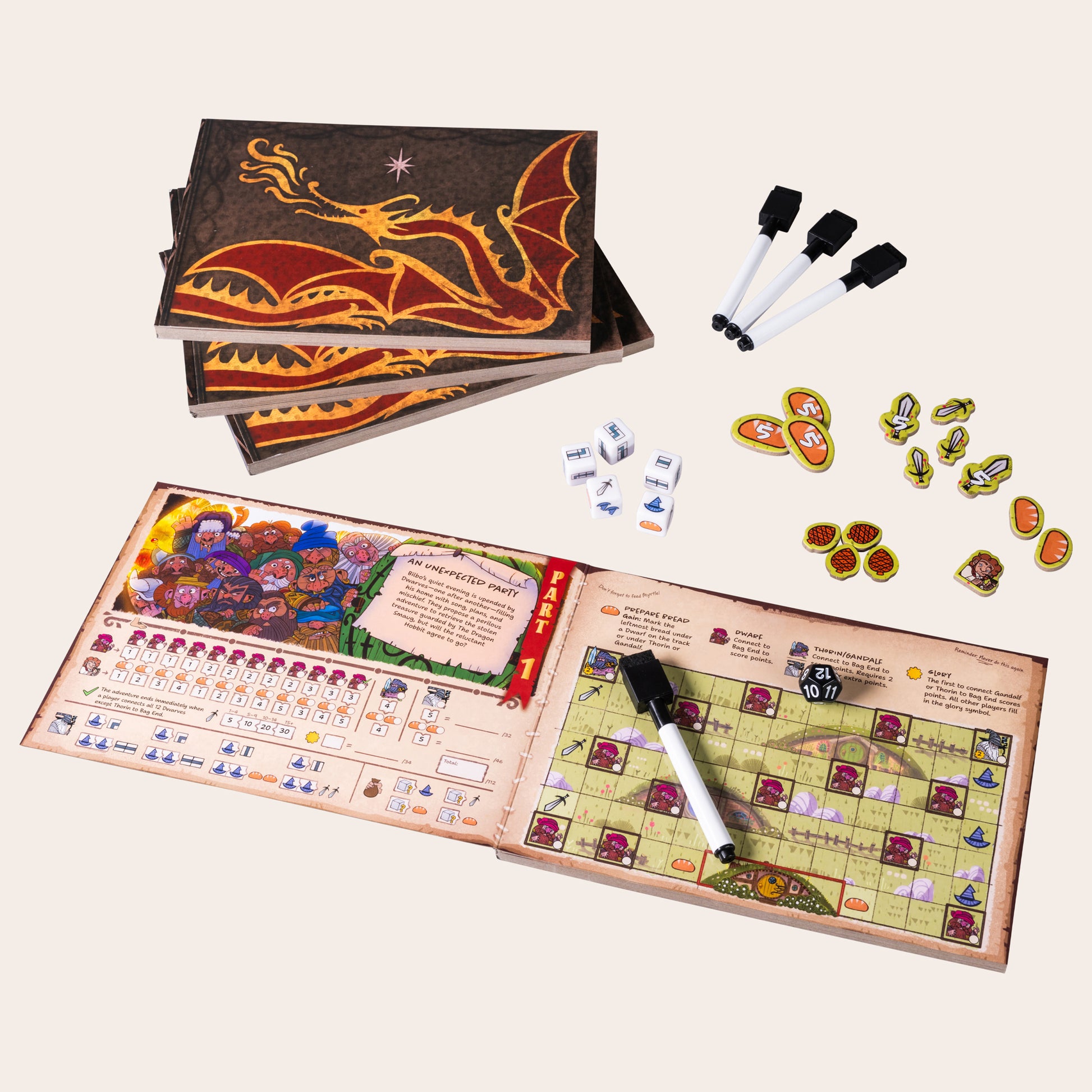 The Hobbit™ There and Back Again™ Board Game