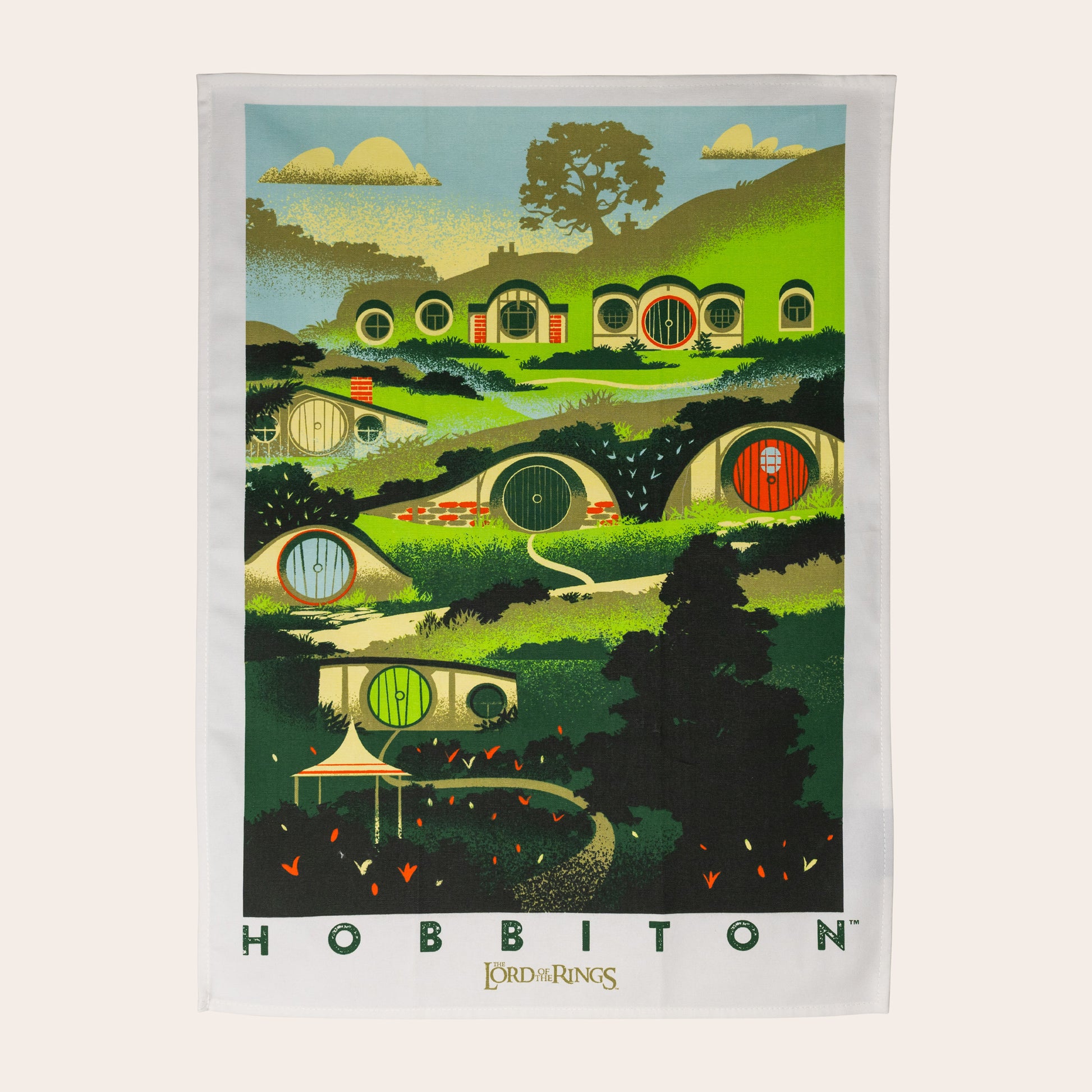 The Lord of the Rings™: Hobbiton & Rivendell™ Tea Towel 2 pack