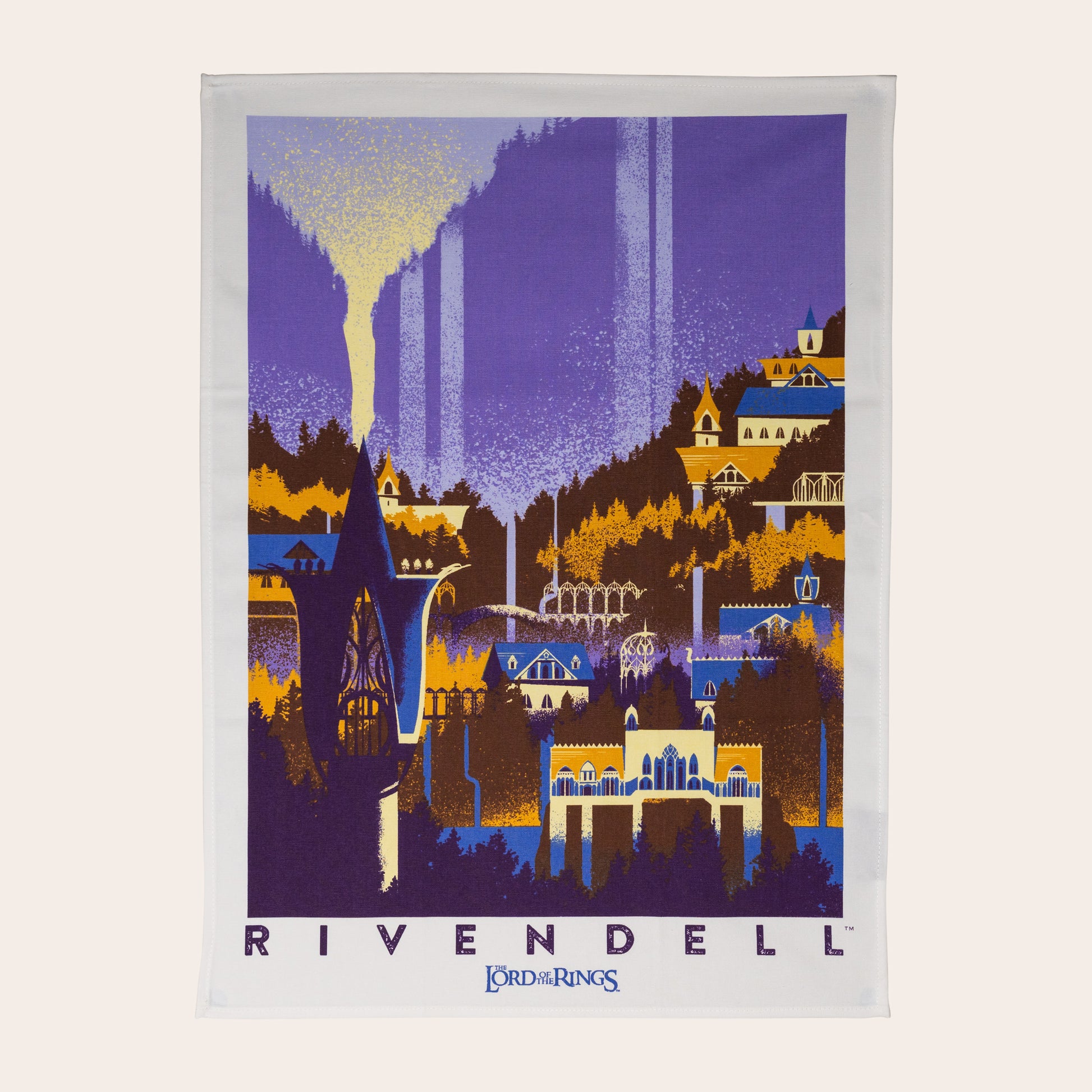 The Lord of the Rings™: Hobbiton & Rivendell™ Tea Towel 2 pack