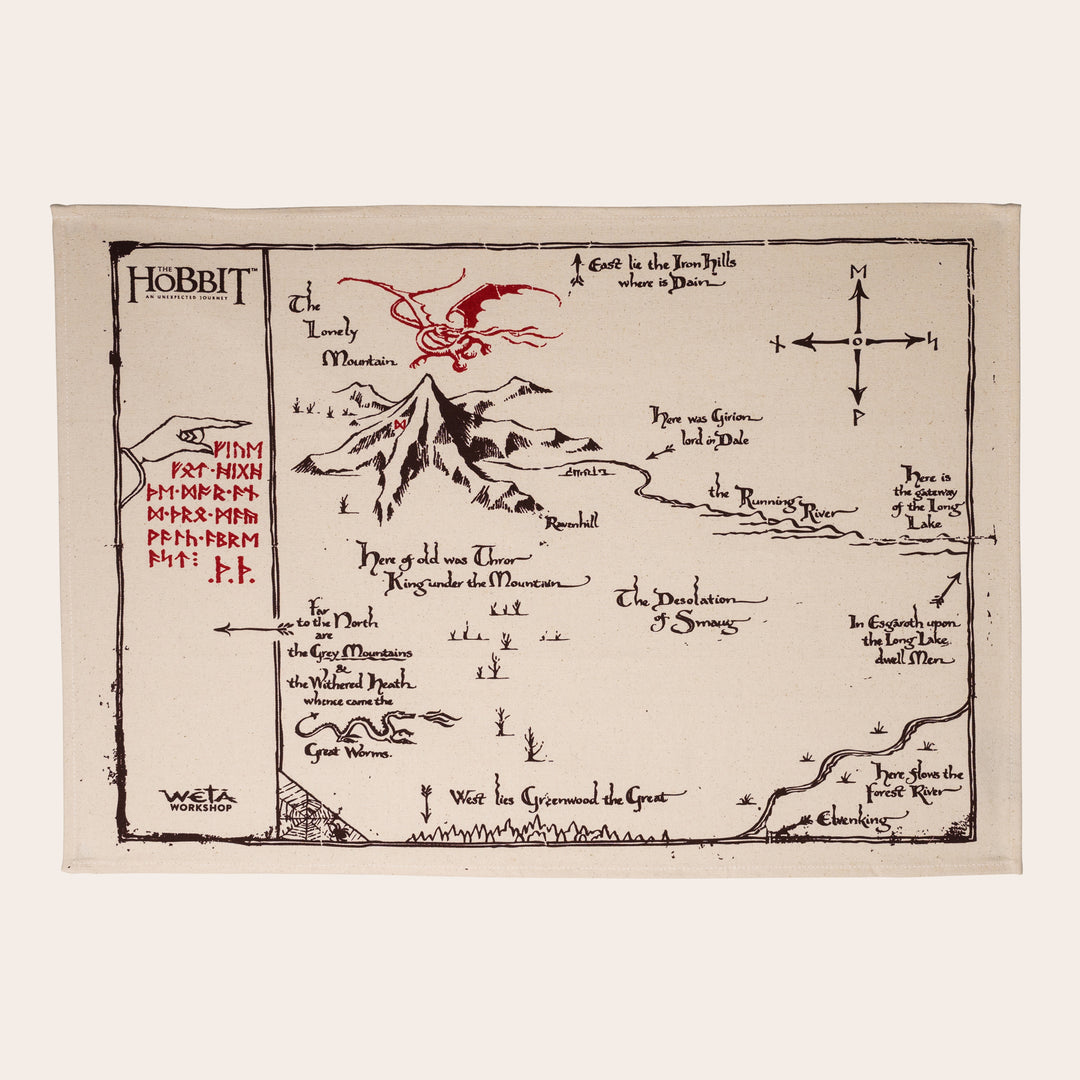 The Hobbit™ Thorin Oakenshield™ Map Tea Towel