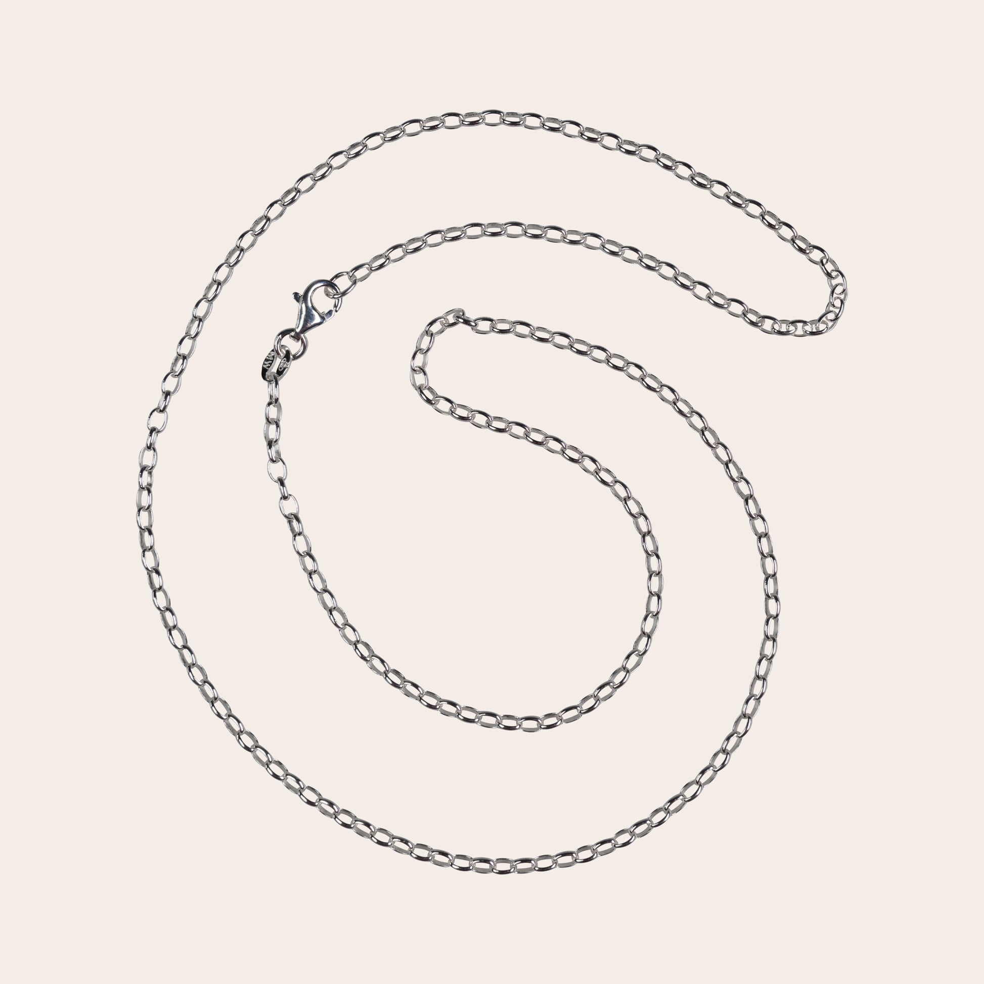 Chain Necklace Sterling Silver - 55cm