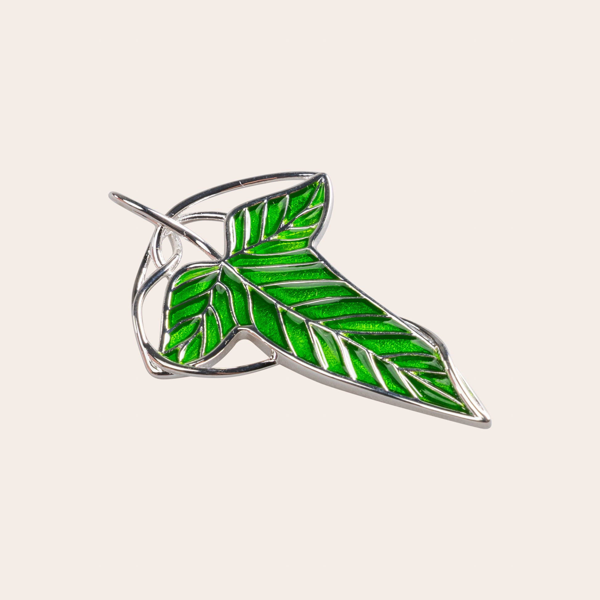 Elven Leaf Pendant Sterling Silver