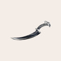 Wulf Dagger Pendant Sterling Silver