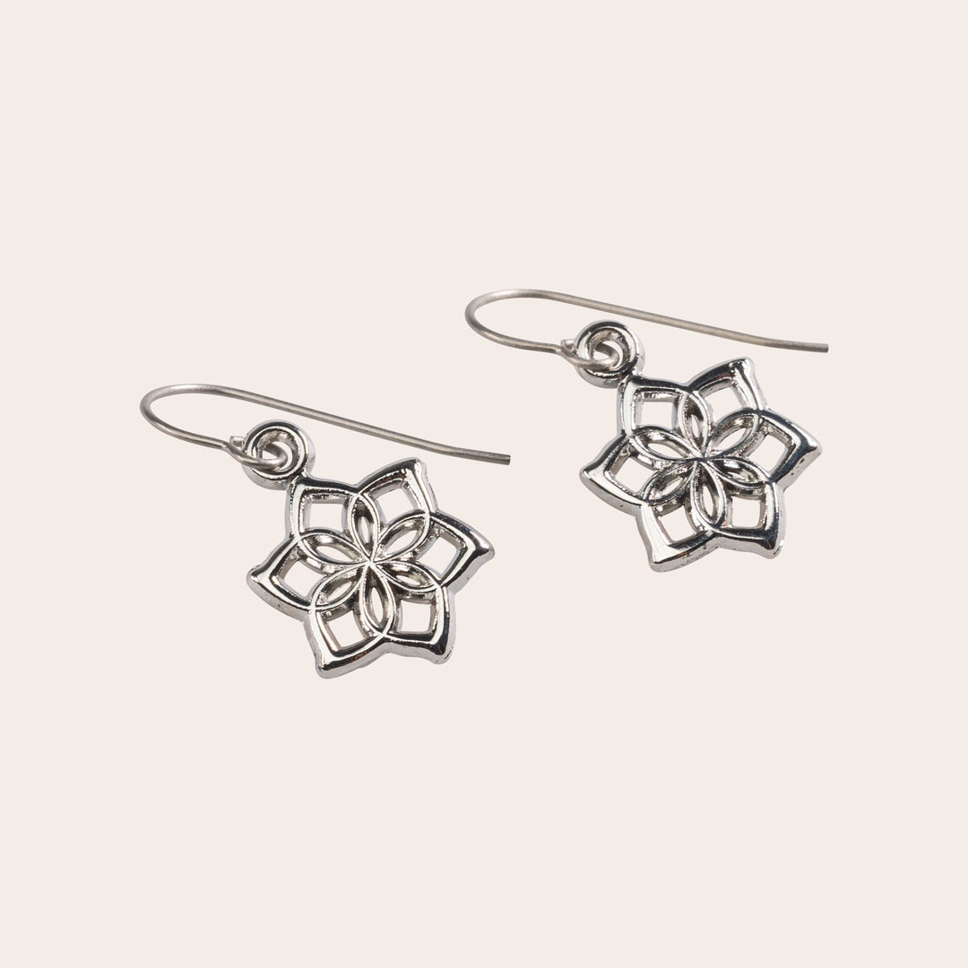 Galadriel™ Flower Earrings Sterling Silver