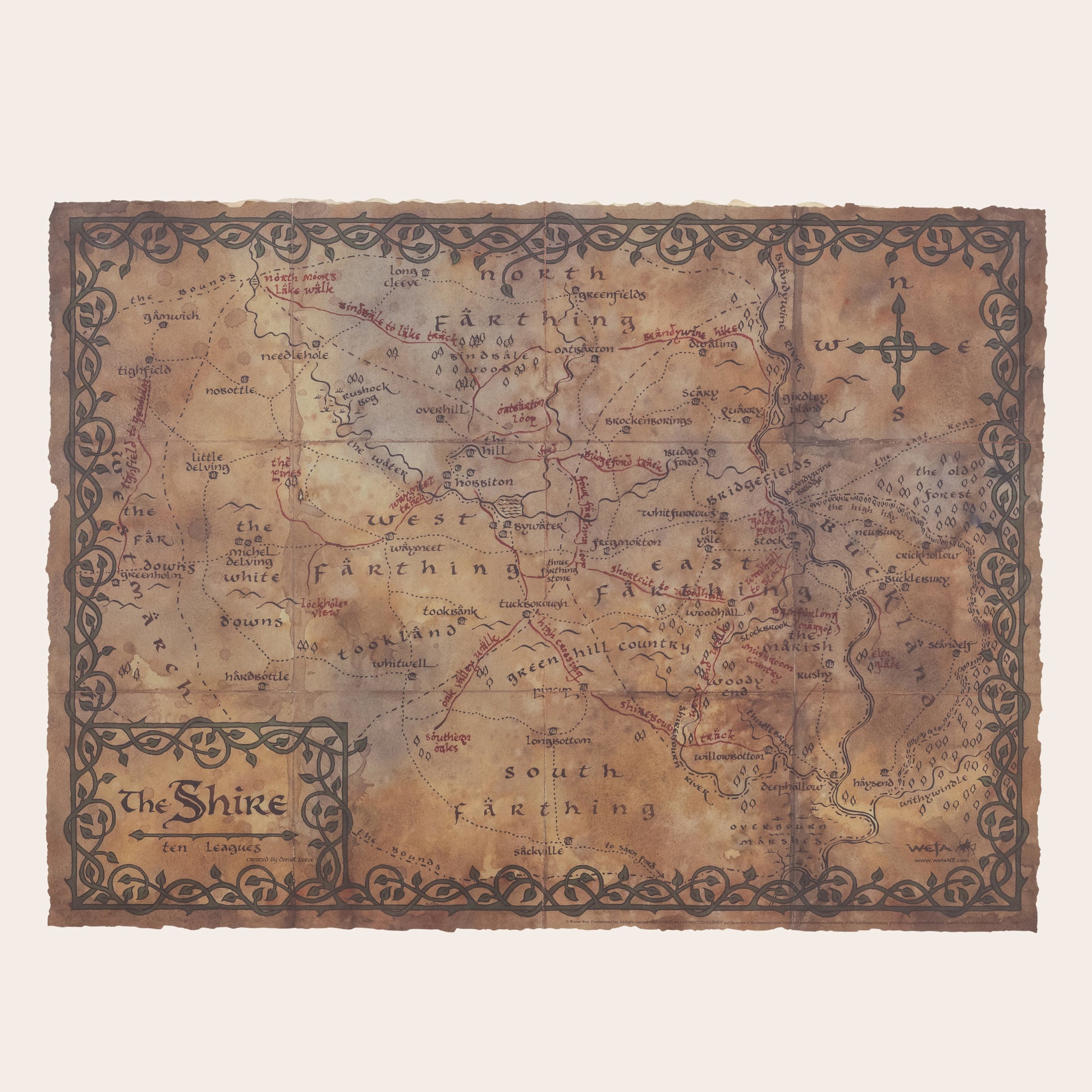 Map of The Shire™ Poster