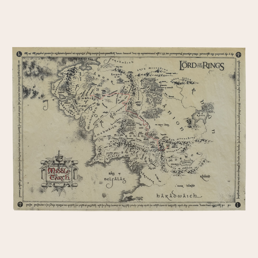 The Lord of the Rings™ Parchment Map #1